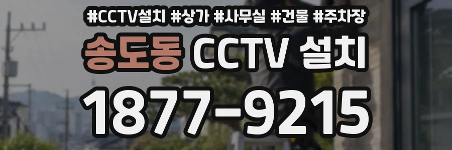 송도동 CCTV 설치