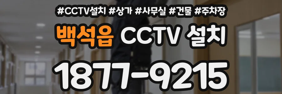 백석읍 CCTV 설치