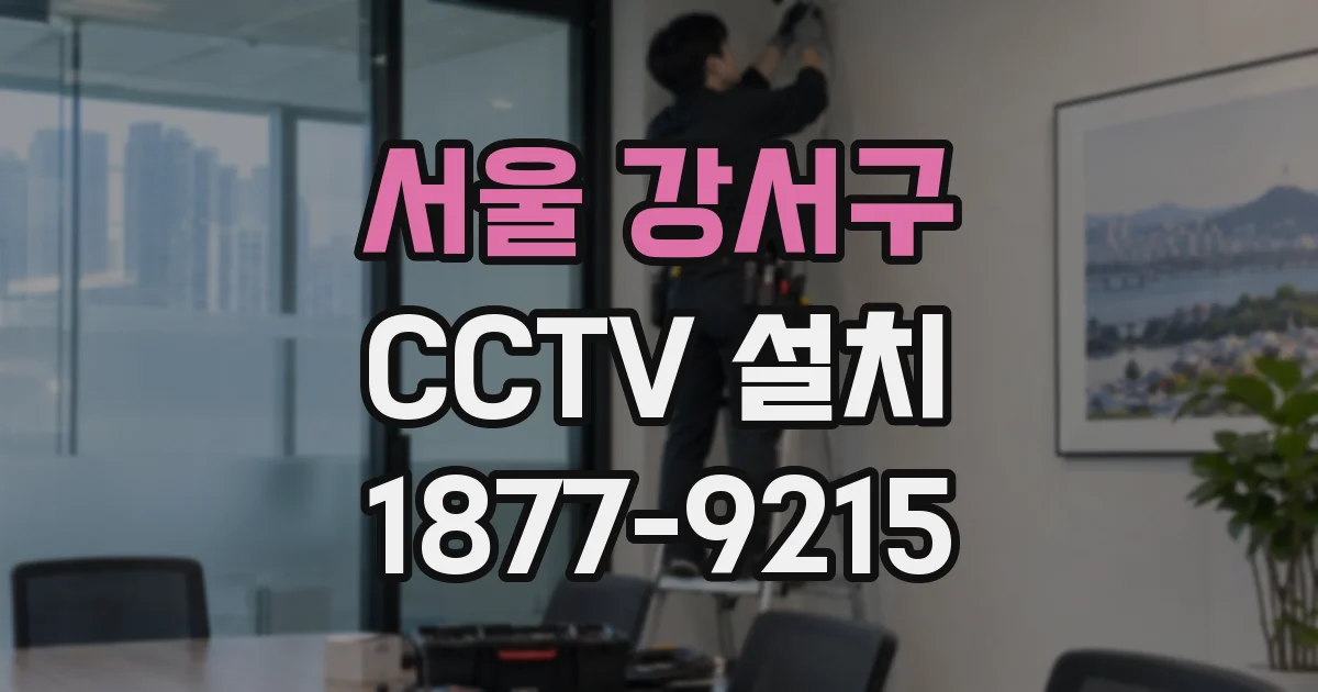 서울 강서구 CCTV 설치