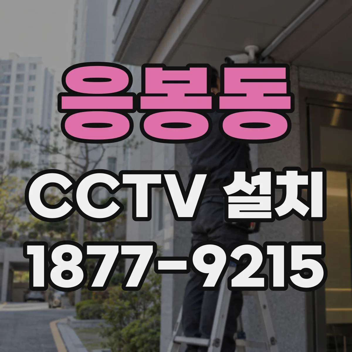 응봉동 CCTV 설치