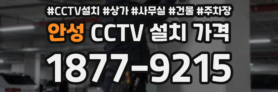 안성 CCTV 설치 가격