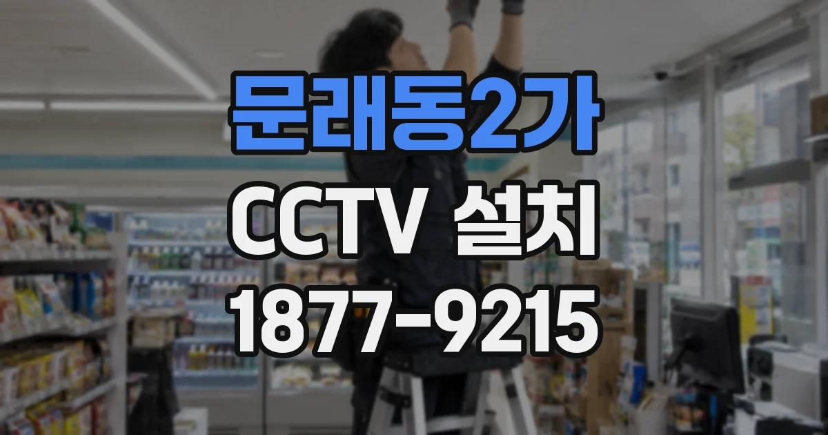 문래동2가 CCTV 설치
