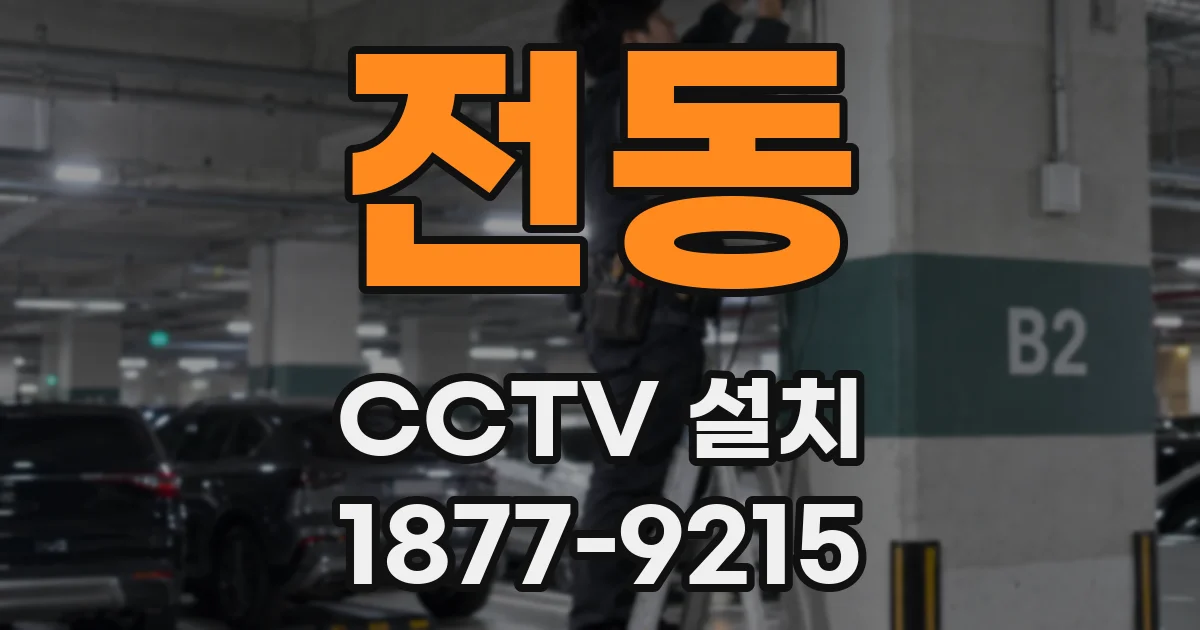 전동 CCTV 설치
