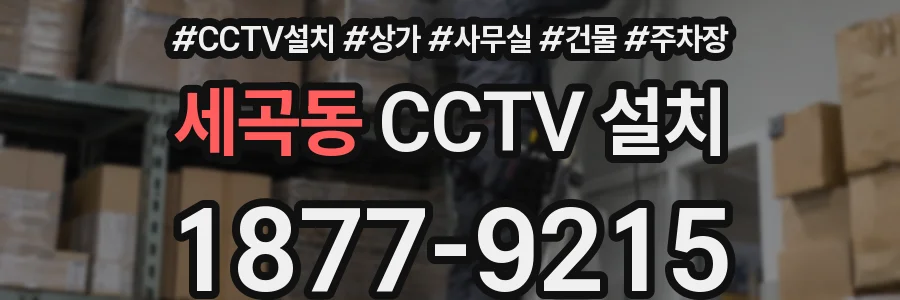 세곡동 CCTV 설치