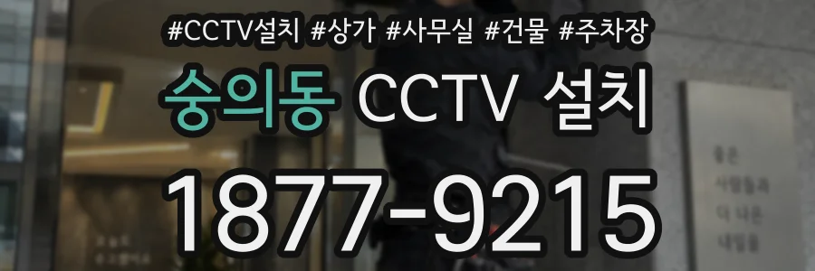 숭의동 CCTV 설치