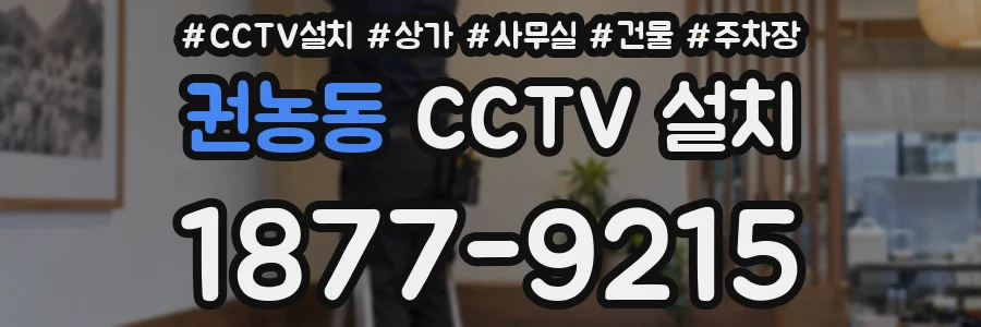 권농동 CCTV 설치