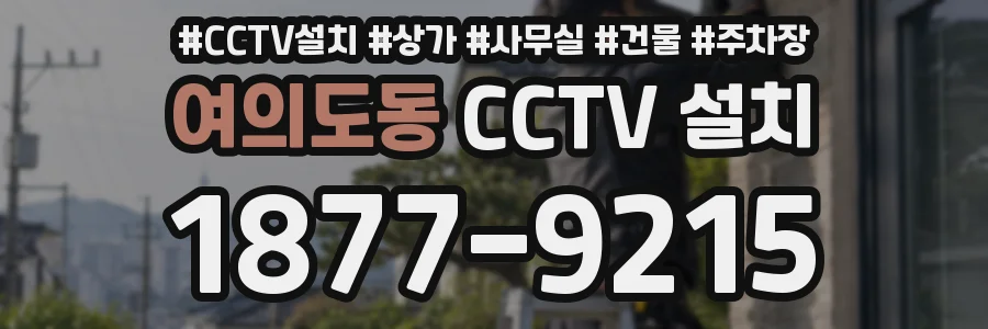 여의도동 CCTV 설치