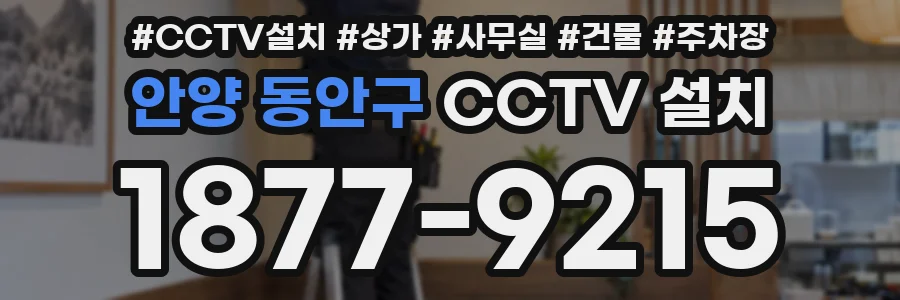 안양 동안구 CCTV 설치