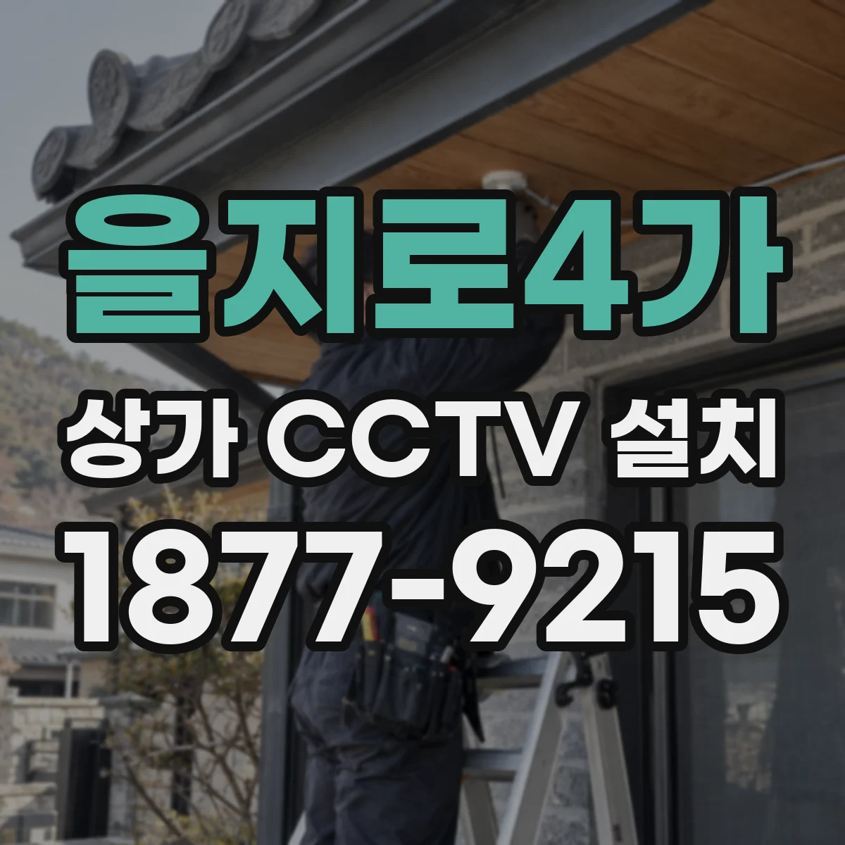 을지로4가 상가 CCTV 설치
