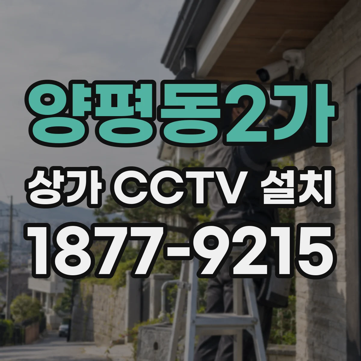 양평동2가 상가 CCTV 설치