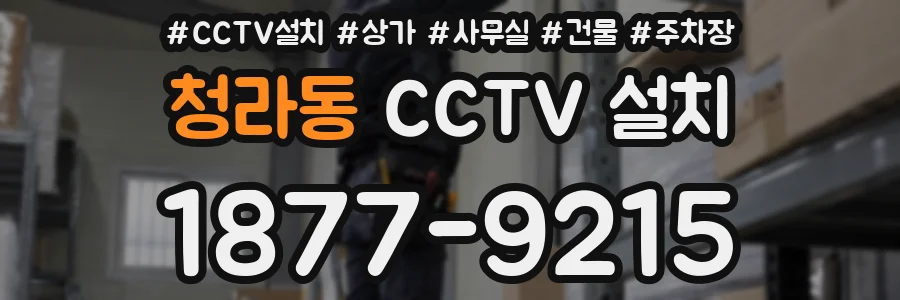 청라동 CCTV 설치