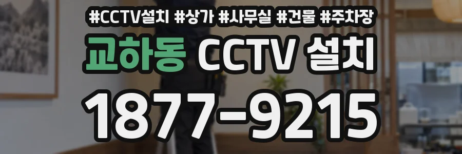 교하동 CCTV 설치