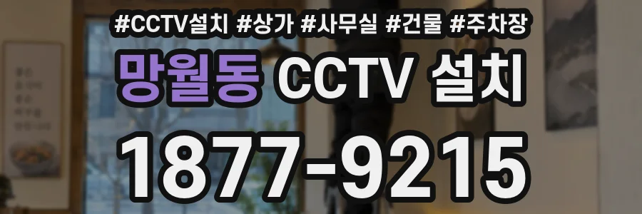 망월동 CCTV 설치