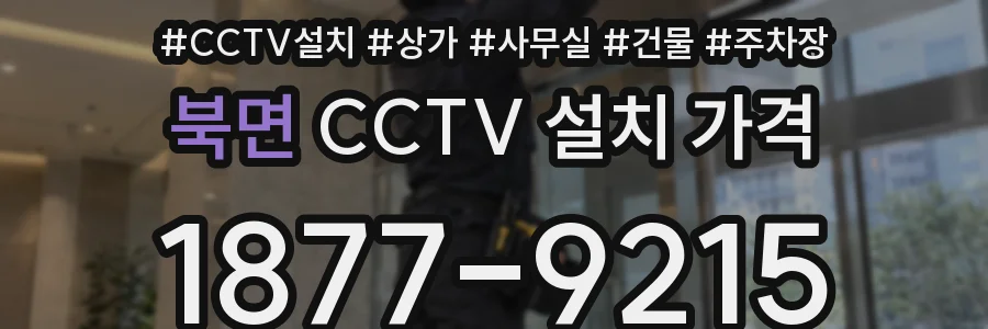북면 CCTV 설치 가격