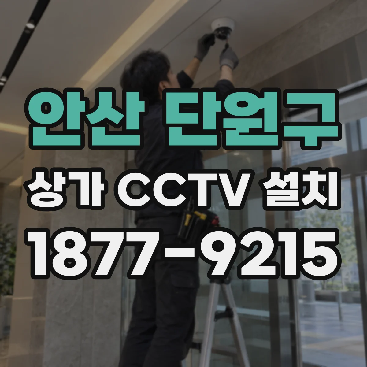 안산 단원구 상가 CCTV 설치
