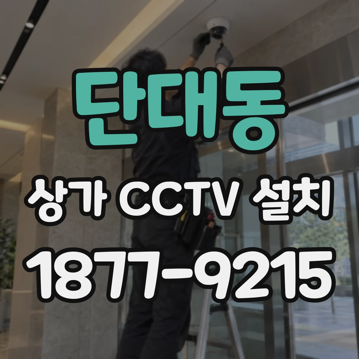단대동 상가 CCTV 설치