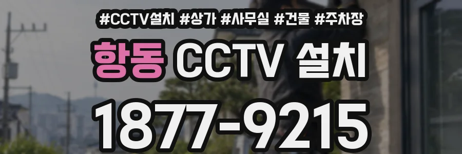 항동 CCTV 설치