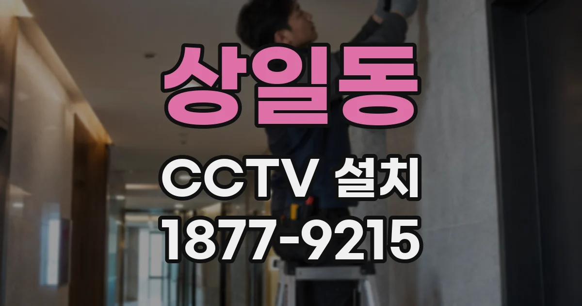 상일동 CCTV 설치