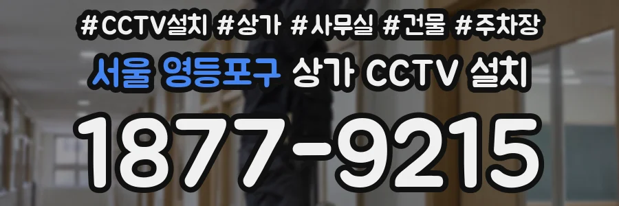 서울 영등포구 상가 CCTV 설치