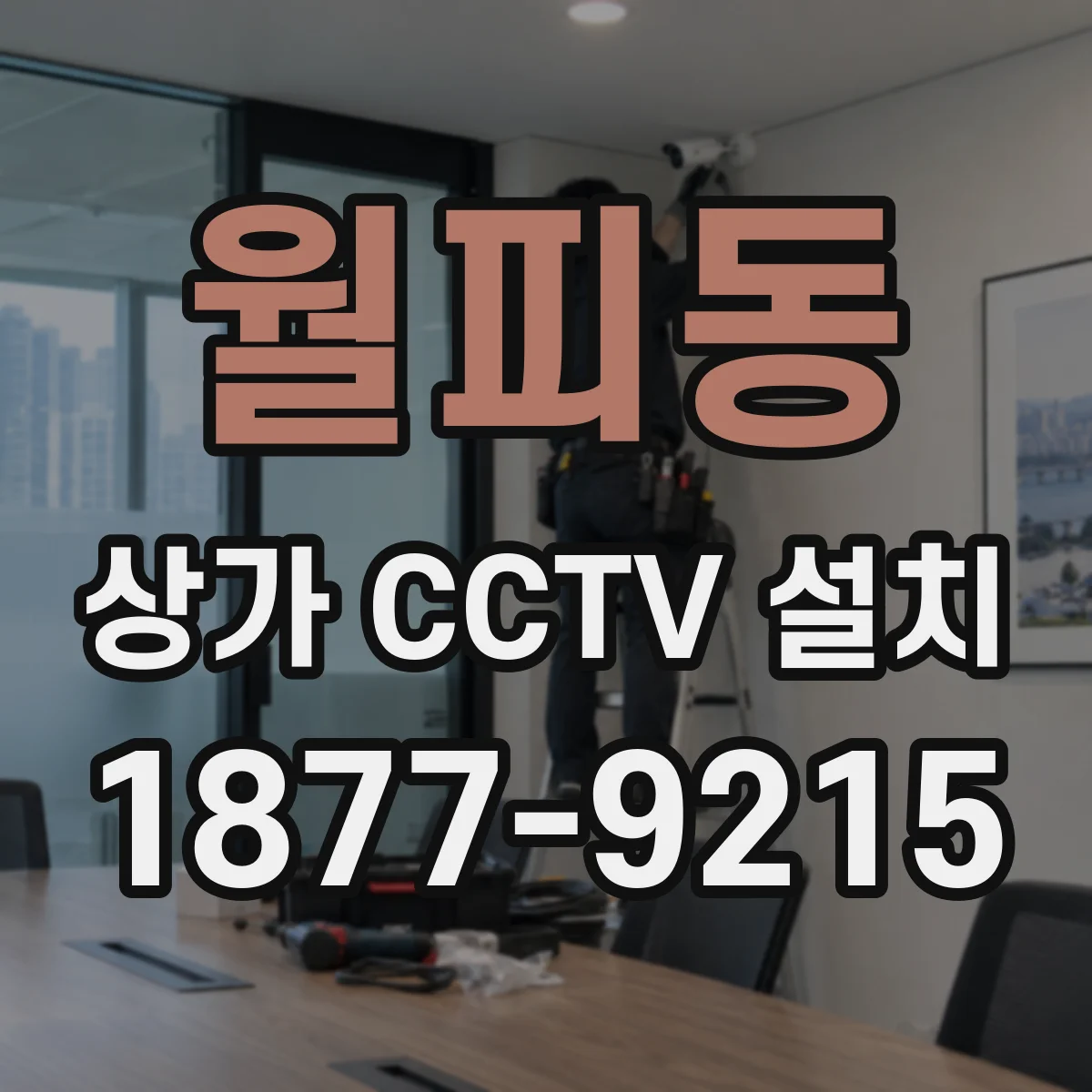 월피동 상가 CCTV 설치