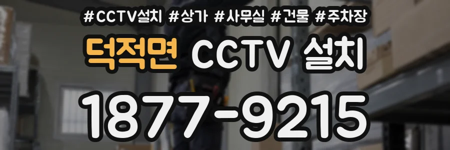 덕적면 CCTV 설치