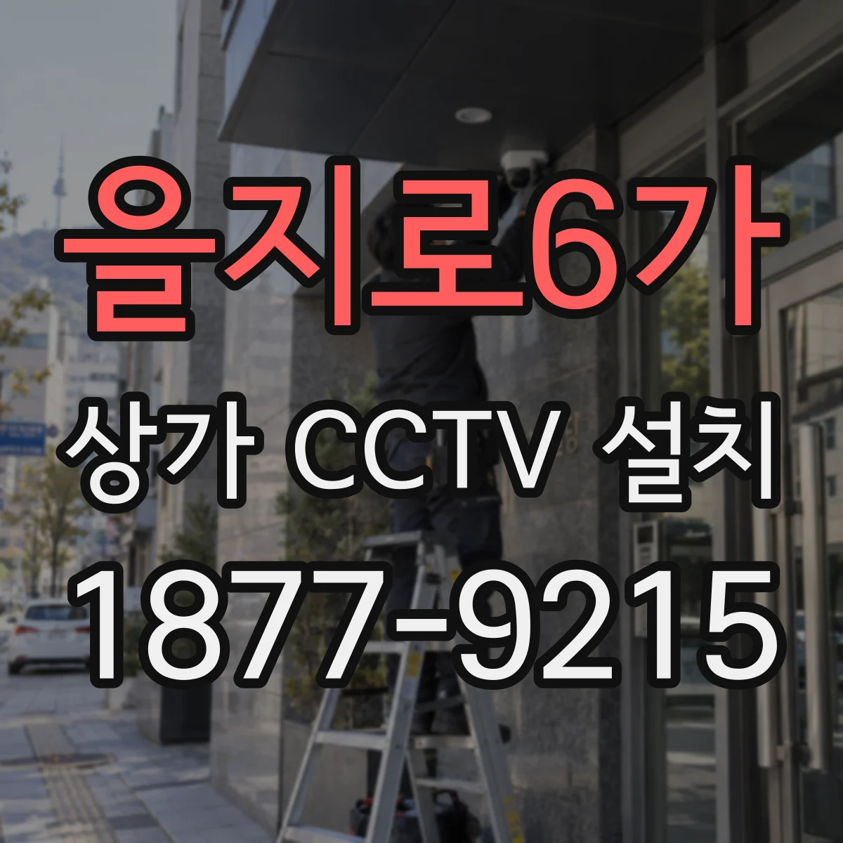 을지로6가 상가 CCTV 설치