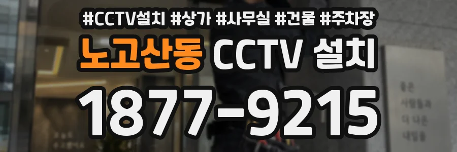 노고산동 CCTV 설치
