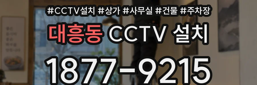 대흥동 CCTV 설치