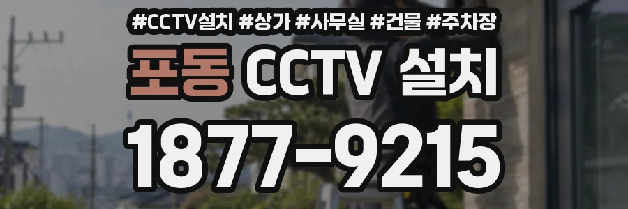 포동 CCTV 설치