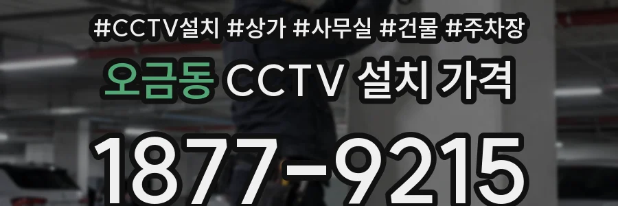 오금동 CCTV 설치 가격