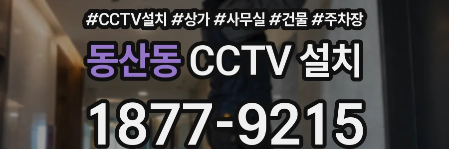 동산동 CCTV 설치
