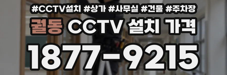궐동 CCTV 설치 가격
