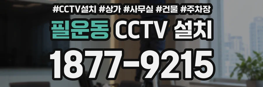 필운동 CCTV 설치