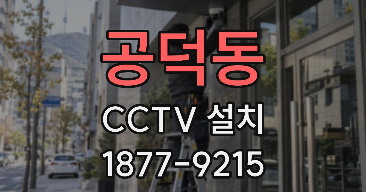공덕동 CCTV 설치