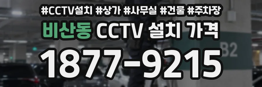 비산동 CCTV 설치 가격