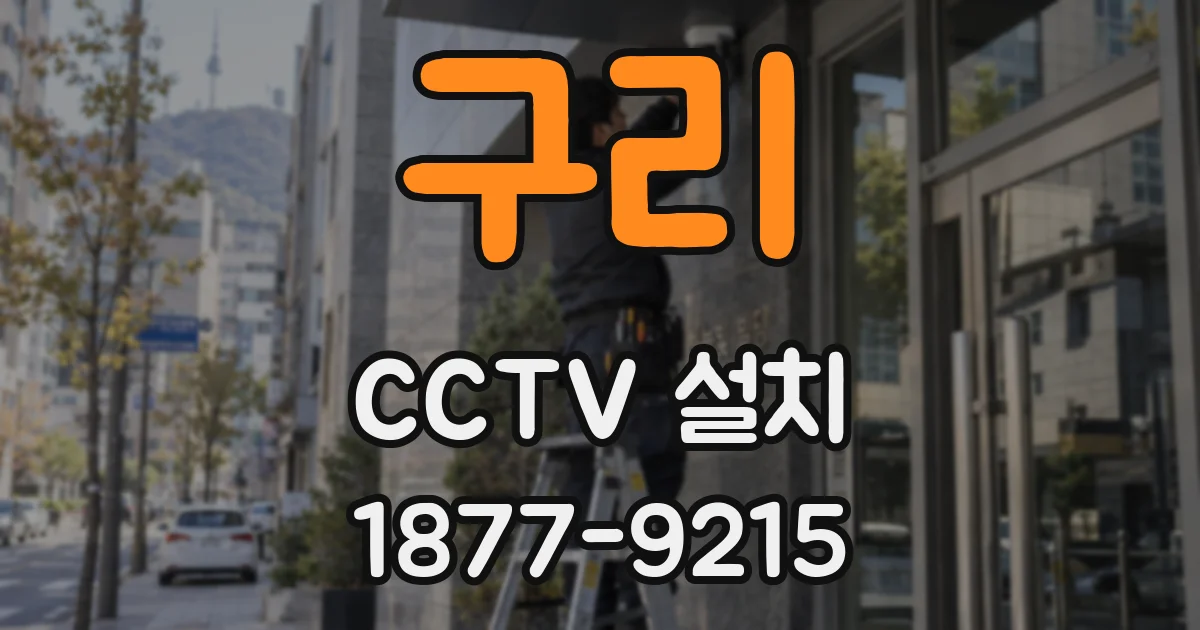 구리 CCTV 설치