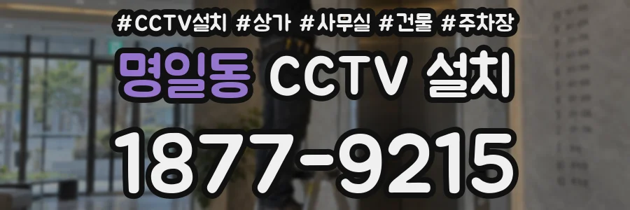 명일동 CCTV 설치