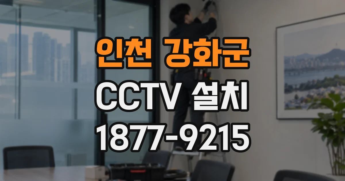 인천 강화군 CCTV 설치