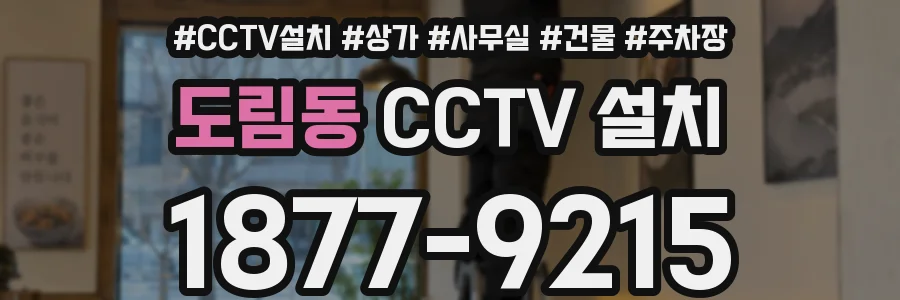 도림동 CCTV 설치