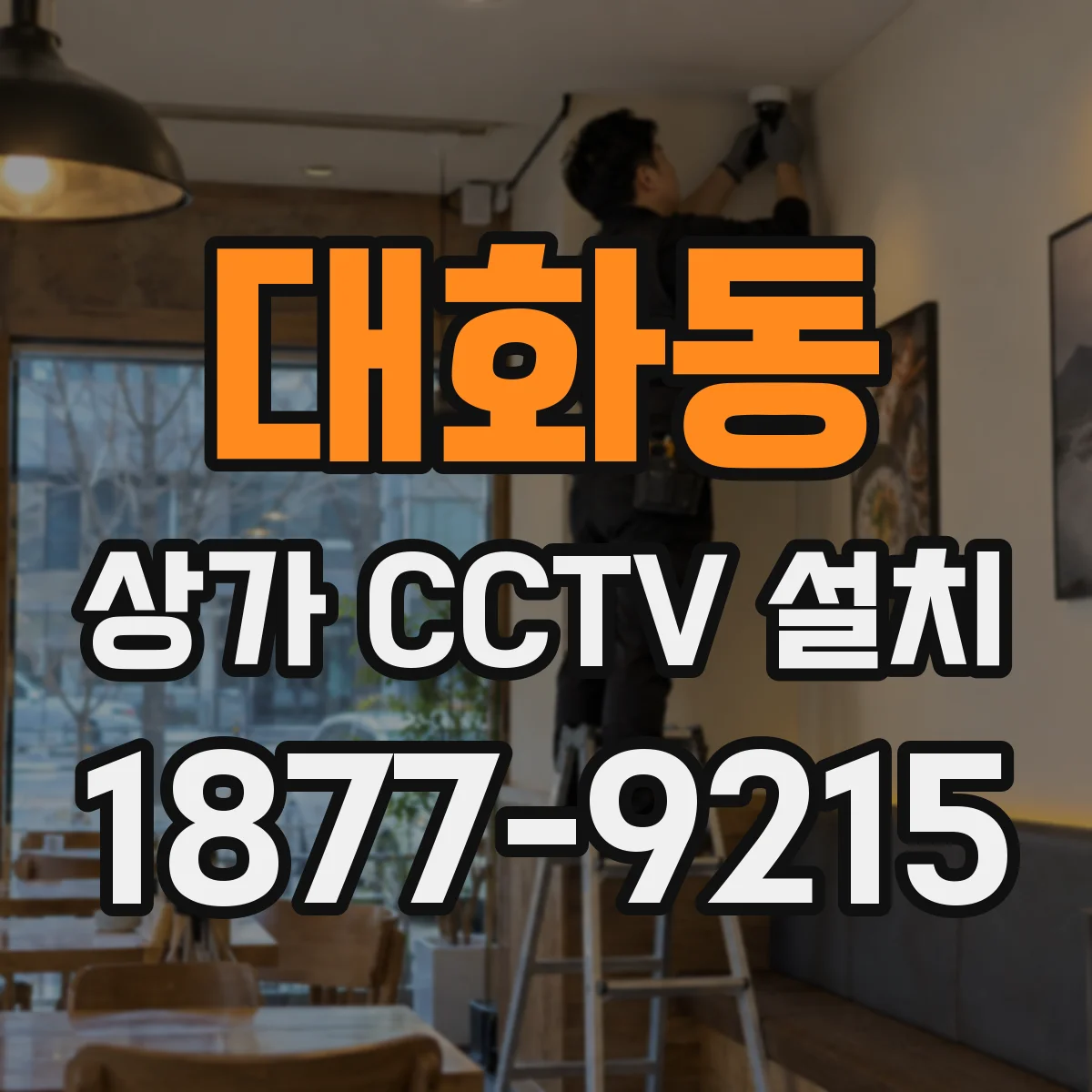 대화동 상가 CCTV 설치