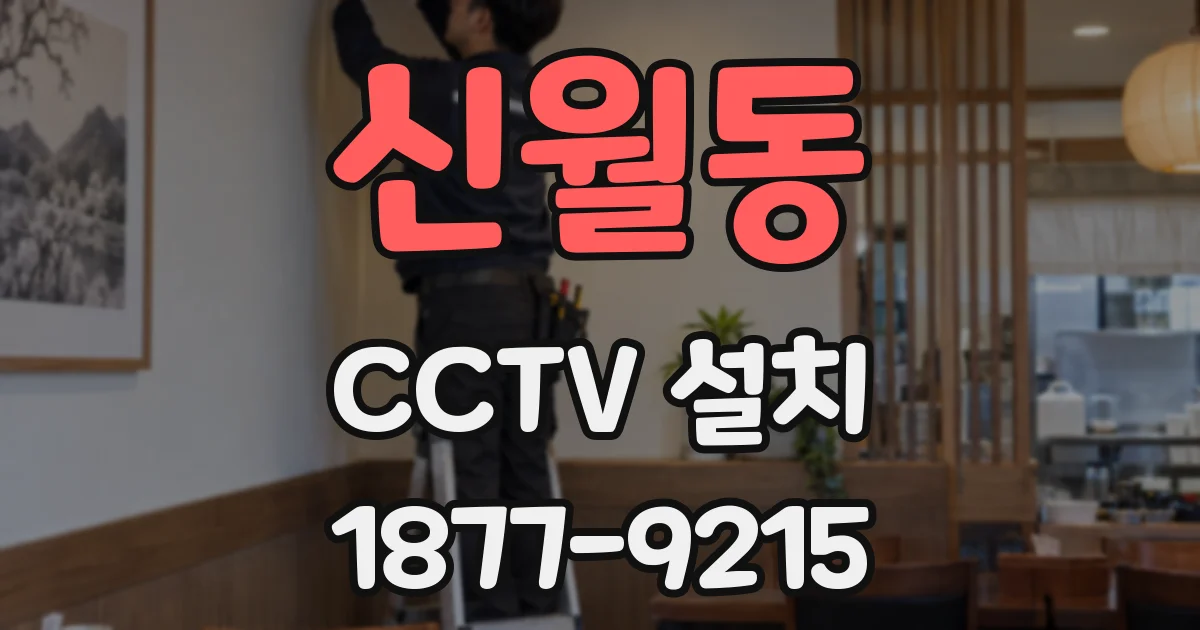 신월동 CCTV 설치