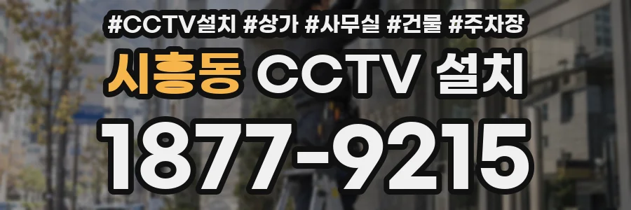 시흥동 CCTV 설치