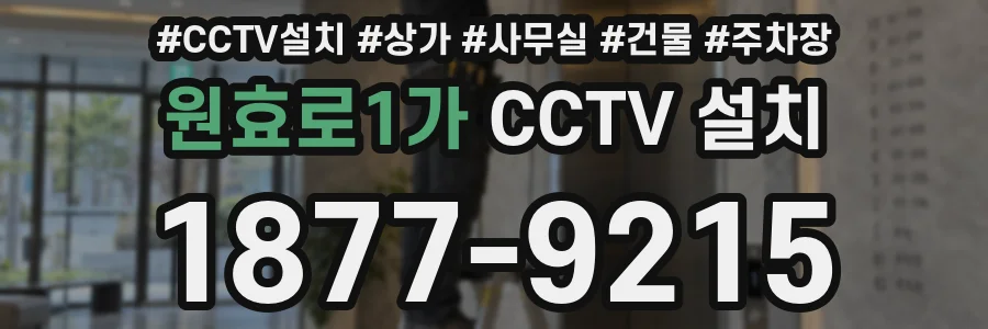 원효로1가 CCTV 설치
