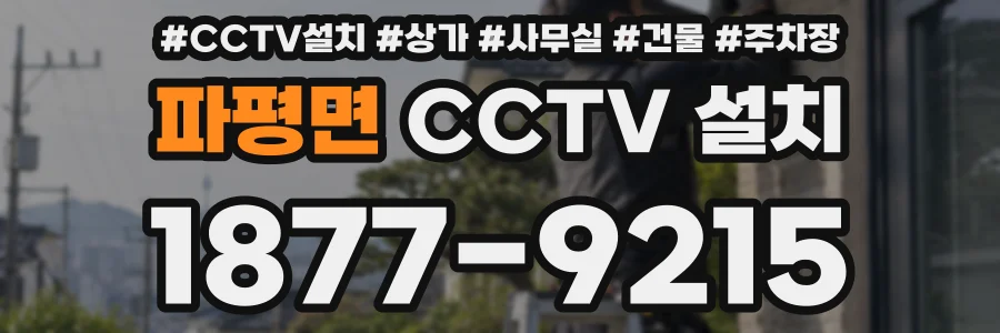 파평면 CCTV 설치