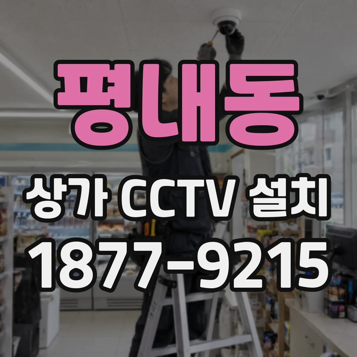 평내동 상가 CCTV 설치