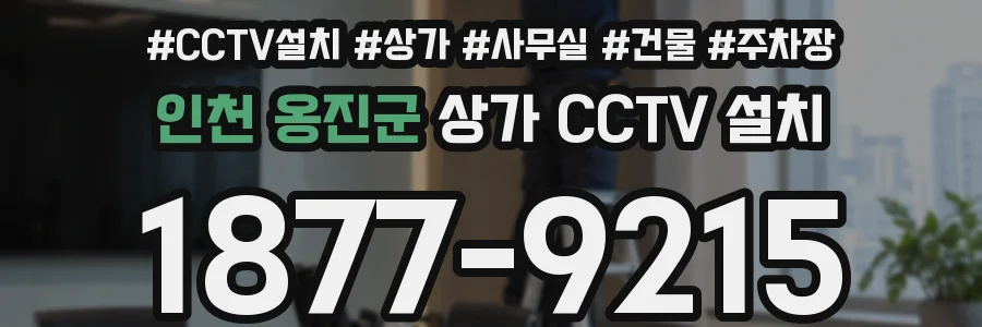 인천 옹진군 상가 CCTV 설치