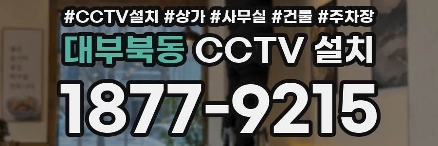 대부북동 CCTV 설치