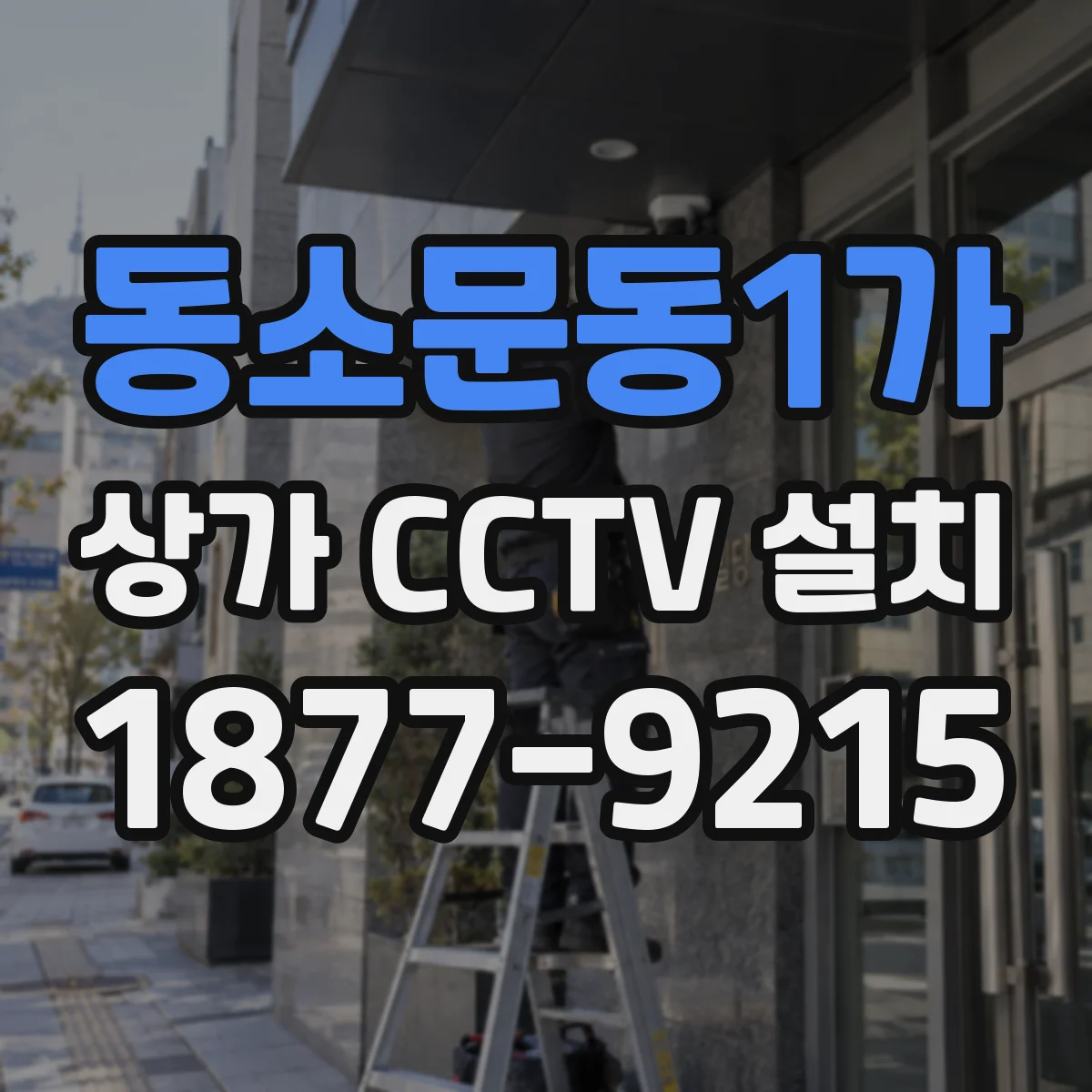 동소문동1가 상가 CCTV 설치