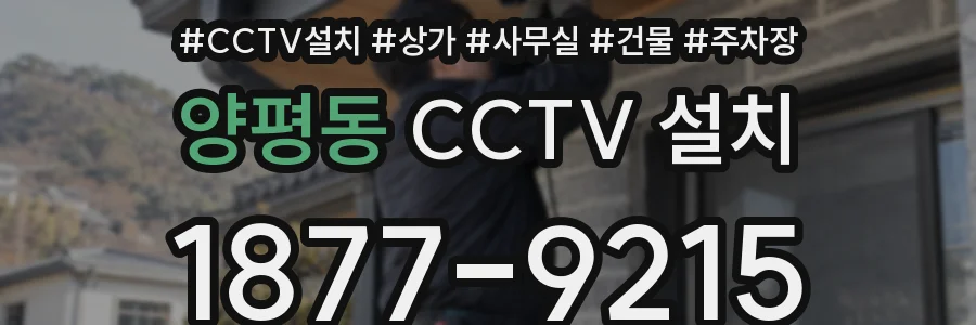양평동 CCTV 설치