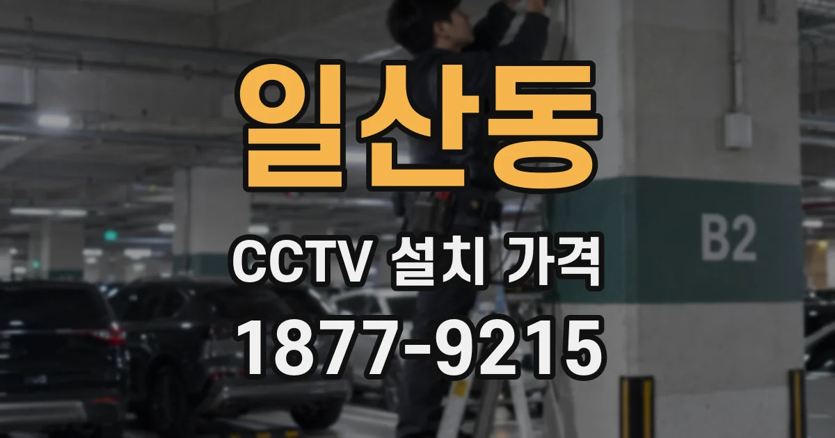 일산동 CCTV 설치 가격